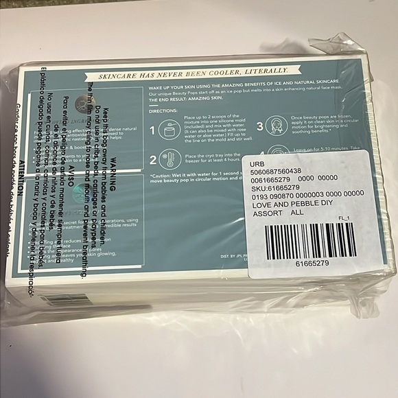 NWT Love & Pebble Beauty Pops Cryo Facial Mask Kit - Picture 3 of 8